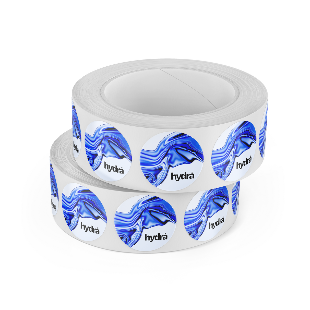 Custom Matte White Paper Round Labels