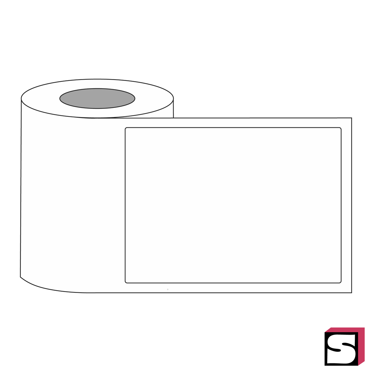 4" x 6" Thermal Roll Labels - 3" Core