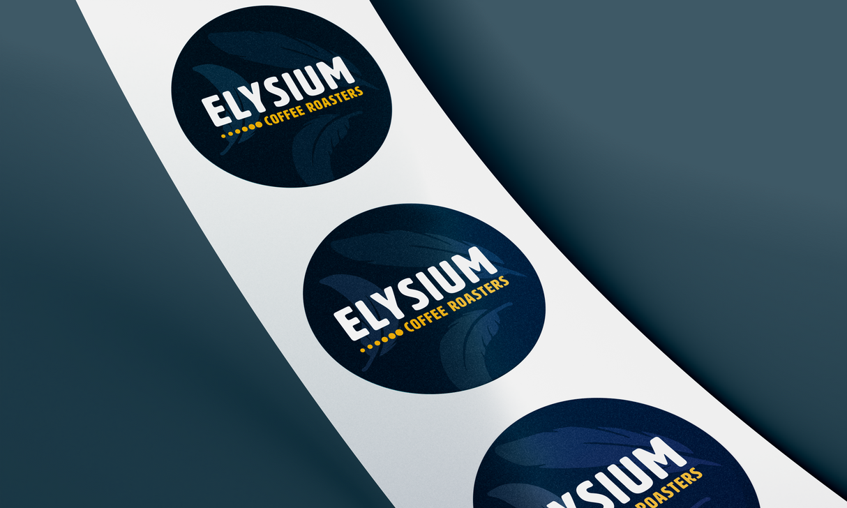 Custom Holographic Vinyl Round Labels